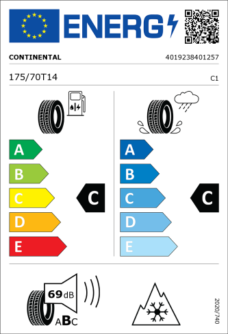 CONTINENTAL WINTER CONTACT TS870